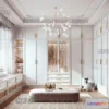 1386700 - Dressing Room 3D Interior Scene - American Style - 027 3D Max