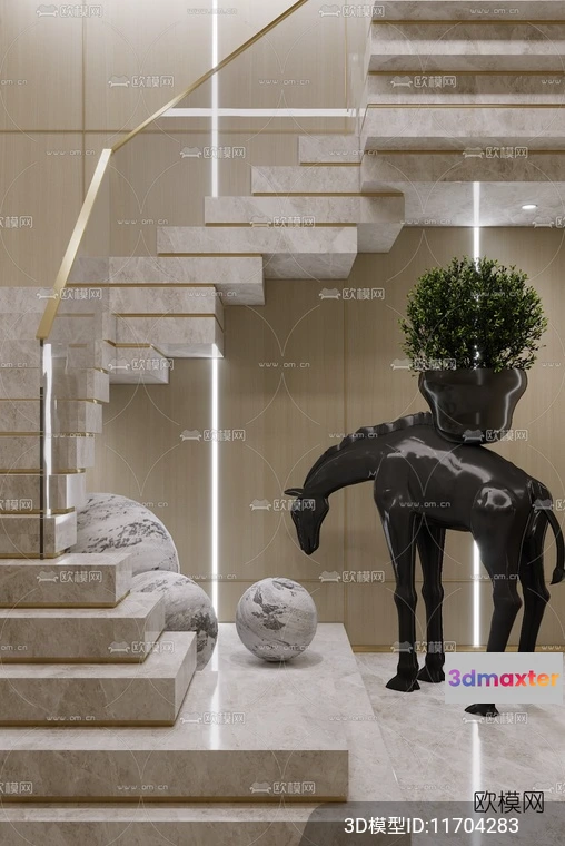 1239922 - DECORATION - ENTRANCE - CORONA - 3D MODEL - 1085