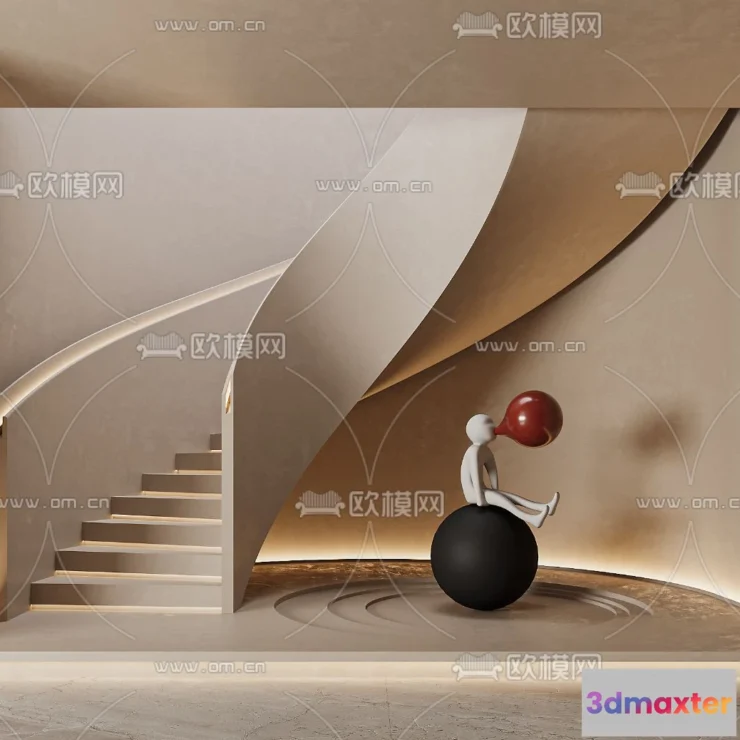 1239938 - DECORATION - ENTRANCE - VRAY  CORONA - 3D MODEL - 1093