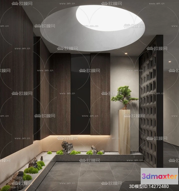 1239964 - DECORATION - ENTRANCE - VRAY  CORONA - 3D MODEL - 1106