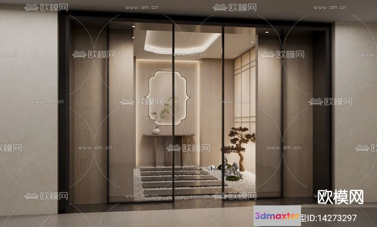 1239966 - DECORATION - ENTRANCE - VRAY  CORONA - 3D MODEL - 1107