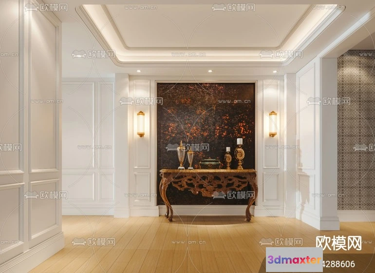 1239978 - DECORATION - ENTRANCE - VRAY  CORONA - 3D MODEL - 1113