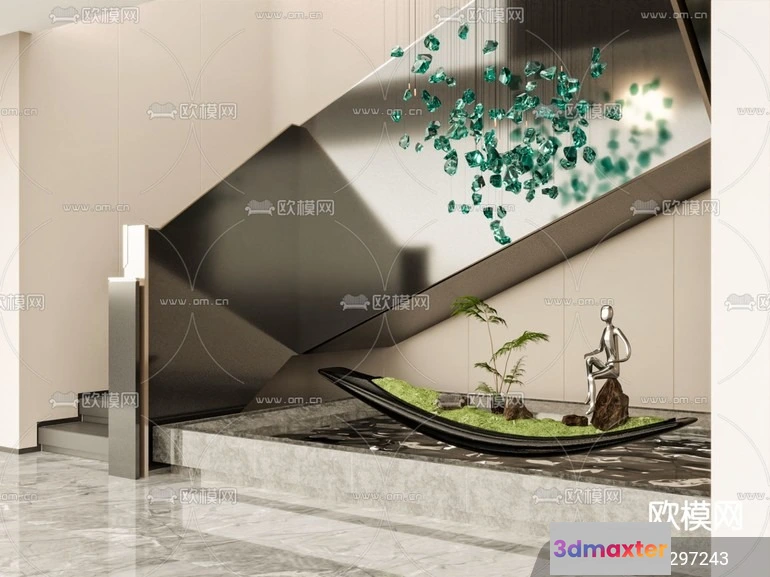 1239990 - DECORATION - ENTRANCE - CORONA - 3D MODEL - 1119