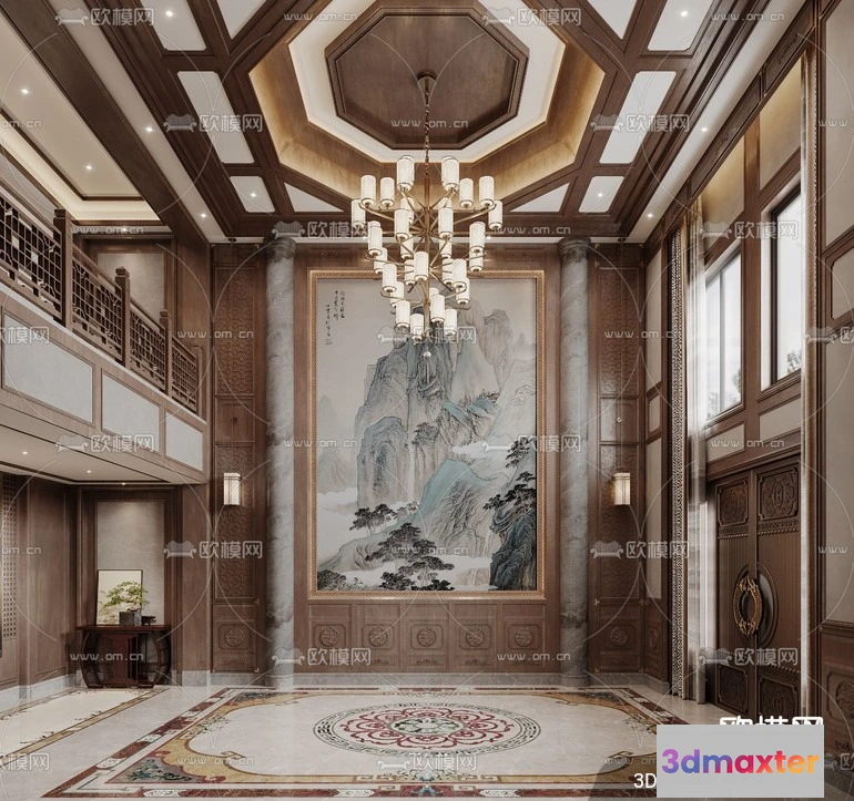 1239998 - DECORATION - ENTRANCE - CORONA - 3D MODEL - 1123