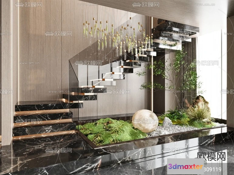 1240000 - DECORATION - ENTRANCE - CORONA - 3D MODEL - 1124