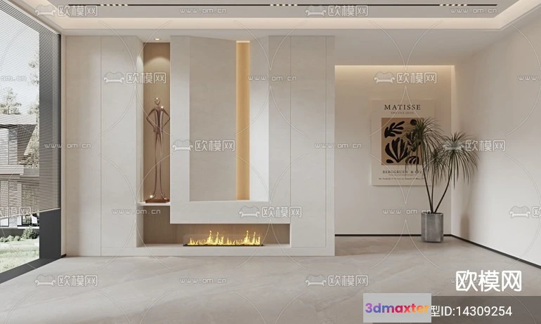 1240004 - DECORATION - ENTRANCE - VRAY  CORONA - 3D MODEL - 1126