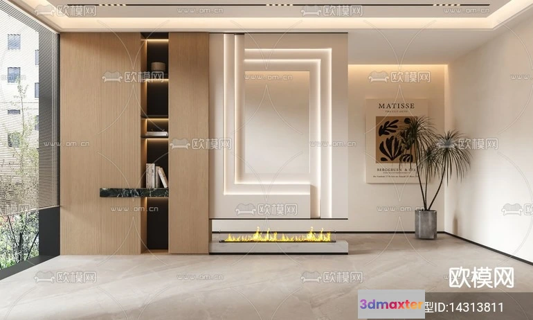 1240020 - DECORATION - ENTRANCE - VRAY  CORONA - 3D MODEL - 1134