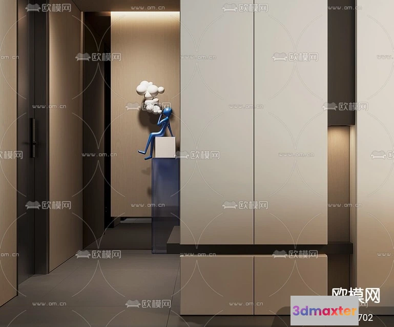 1240024 - DECORATION - ENTRANCE - VRAY  CORONA - 3D MODEL - 1136