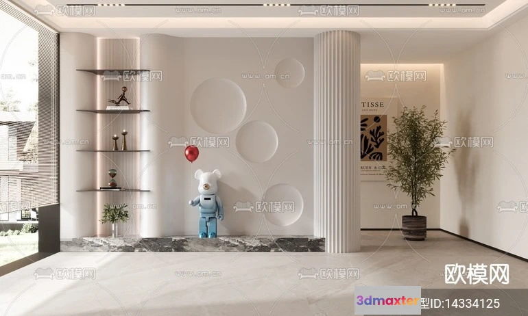 1240046 - DECORATION - ENTRANCE - CORONA - 3D MODEL - 1147