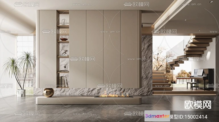 1240118 - DECORATION - ENTRANCE - VRAY  CORONA - 3D MODEL - 1183