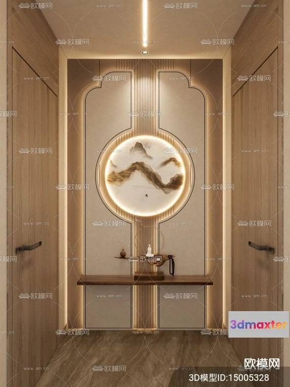 1240134 - DECORATION - ENTRANCE - VRAY  CORONA - 3D MODEL - 1191