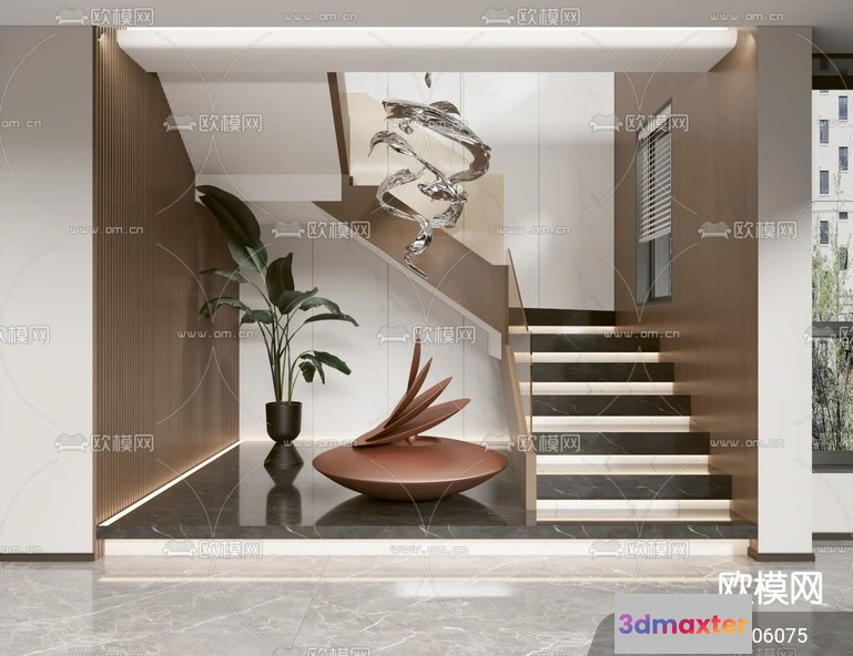 1240136 - DECORATION - ENTRANCE - VRAY  CORONA - 3D MODEL - 1192