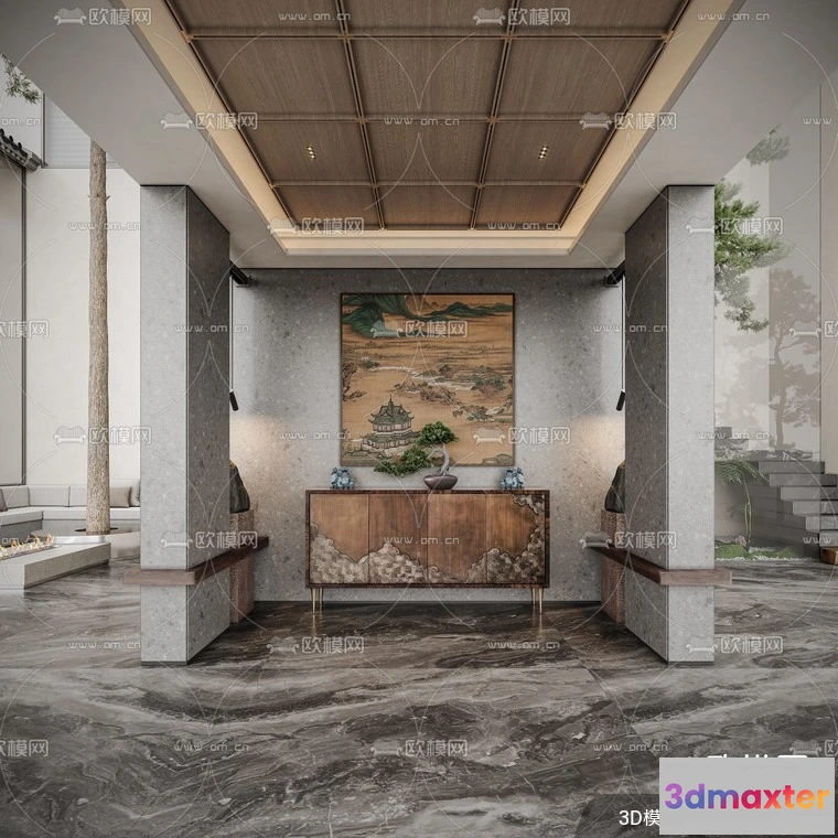 1240148 - DECORATION - ENTRANCE - CORONA - 3D MODEL - 1198