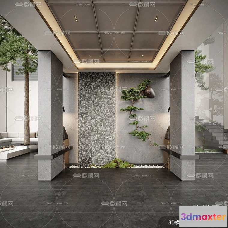 1240150 - DECORATION - ENTRANCE - CORONA - 3D MODEL - 1199