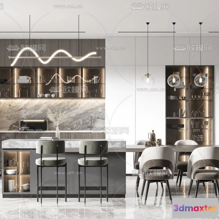 1111504 - Kitchen 3D Scenes - 1027