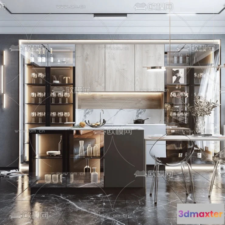 1111578 - Kitchen 3D Scenes - 1064