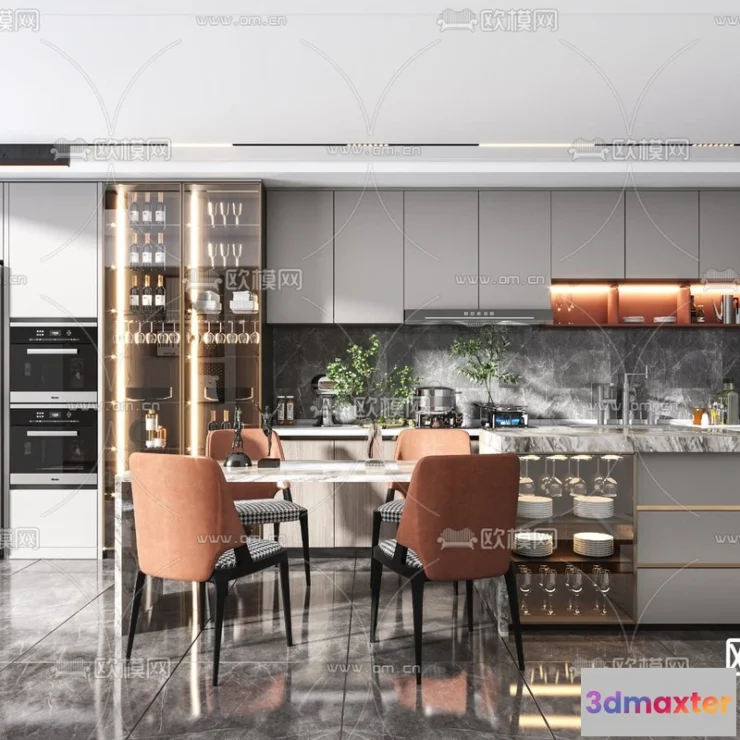 1111598 - Kitchen 3D Scenes - 1074