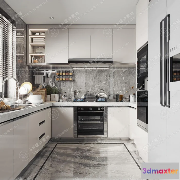 1116904 - KITCHEN 3D SCENES - VRAY RENDER - 01