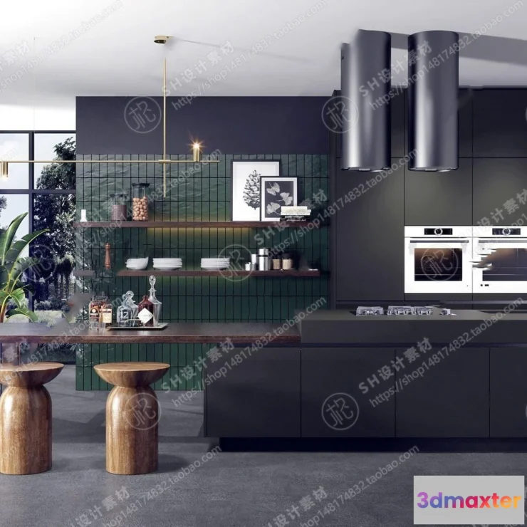 1116908 - KITCHEN 3D SCENES - VRAY RENDER - 03