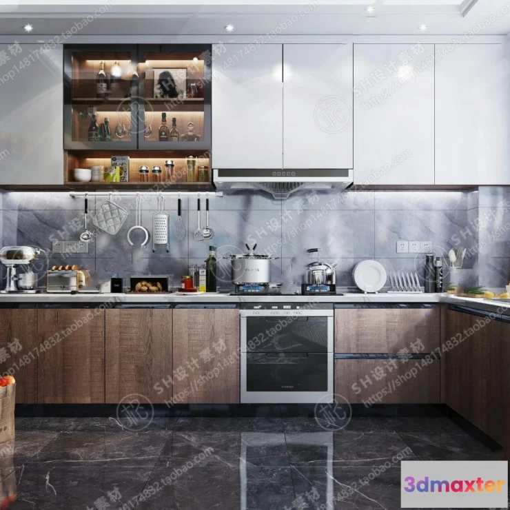 1116910 - KITCHEN 3D SCENES - VRAY RENDER - 04