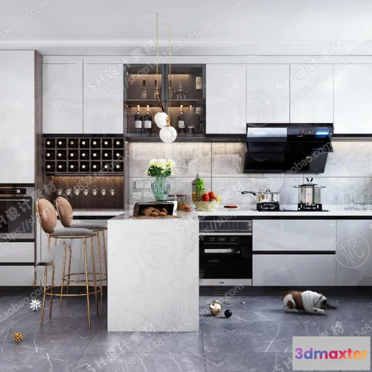 1116912 - KITCHEN 3D SCENES - VRAY RENDER - 05