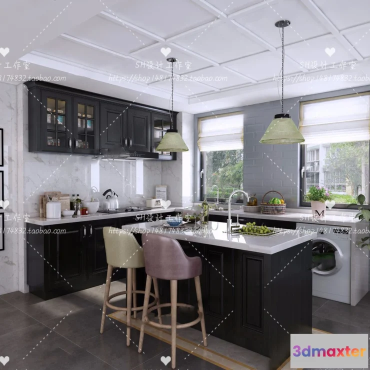 1116924 - KITCHEN 3D SCENES - VRAY RENDER - 11