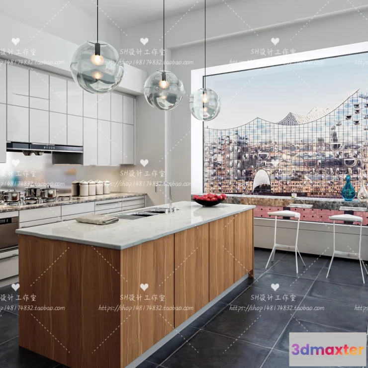 1116928 - KITCHEN 3D SCENES - VRAY RENDER - 13