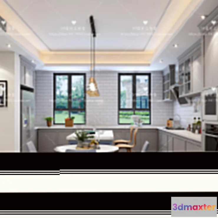 1116946 - KITCHEN 3D SCENES - VRAY RENDER - 22