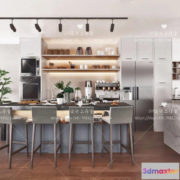 1116948 - KITCHEN 3D SCENES - VRAY RENDER - 23
