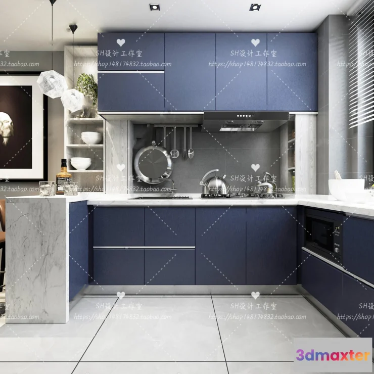 1116960 - KITCHEN 3D SCENES - VRAY RENDER - 29