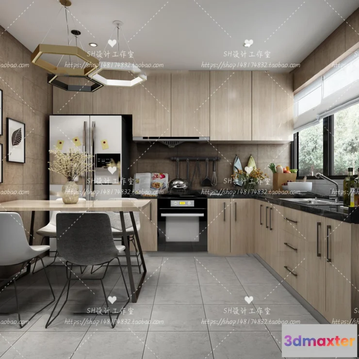 1116972 - KITCHEN 3D SCENES - VRAY RENDER - 35