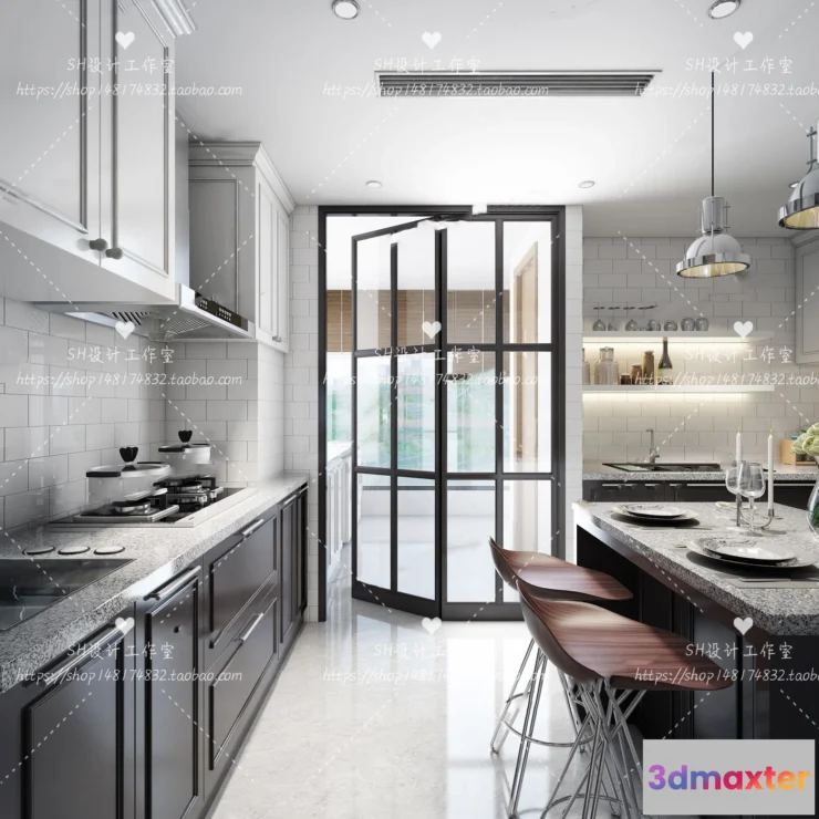 1116978 - KITCHEN 3D SCENES - VRAY RENDER - 38