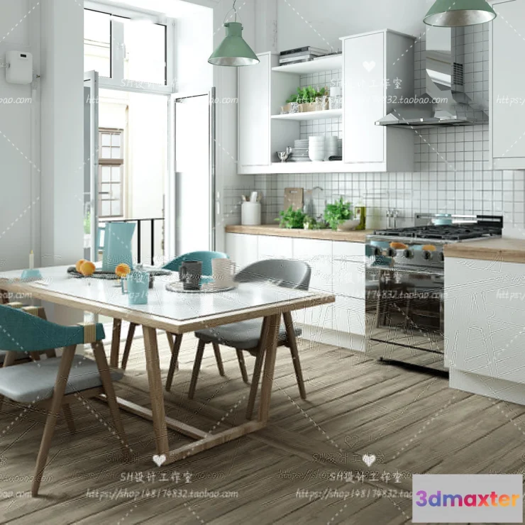 1116992 - KITCHEN 3D SCENES - VRAY RENDER - 45
