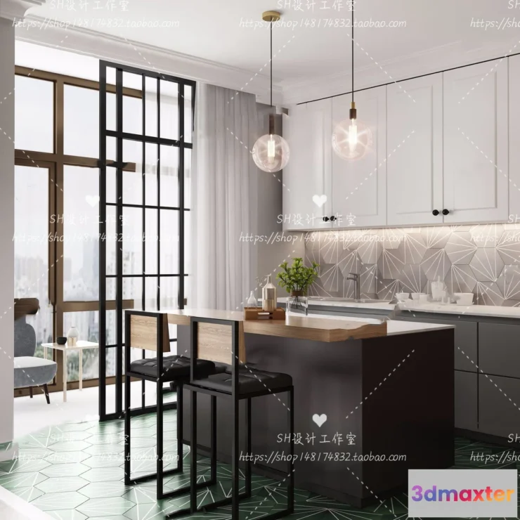 1116994 - KITCHEN 3D SCENES - VRAY RENDER - 46