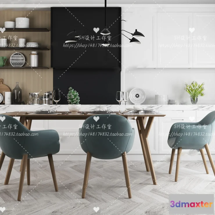 1117008 - KITCHEN 3D SCENES - VRAY RENDER - 53