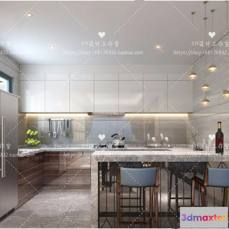 1117010 - KITCHEN 3D SCENES - VRAY RENDER - 54