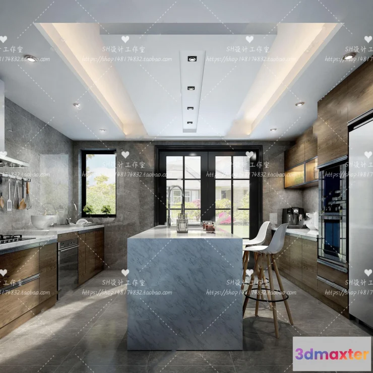 1117016 - KITCHEN 3D SCENES - VRAY RENDER - 57