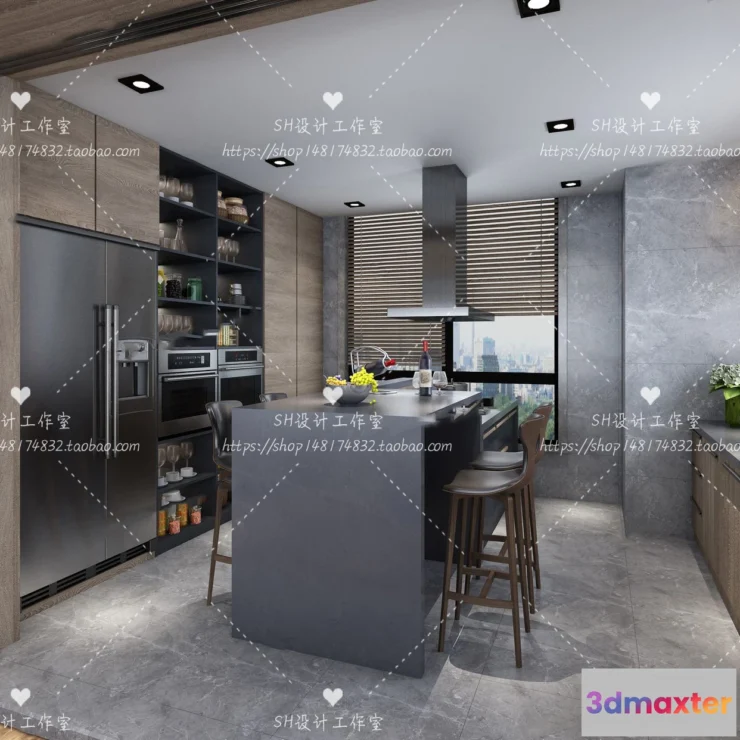 1117024 - KITCHEN 3D SCENES - VRAY RENDER - 61