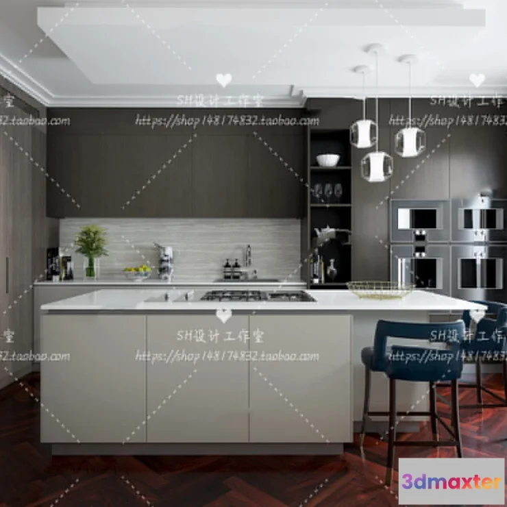 1117026 - KITCHEN 3D SCENES - VRAY RENDER - 62