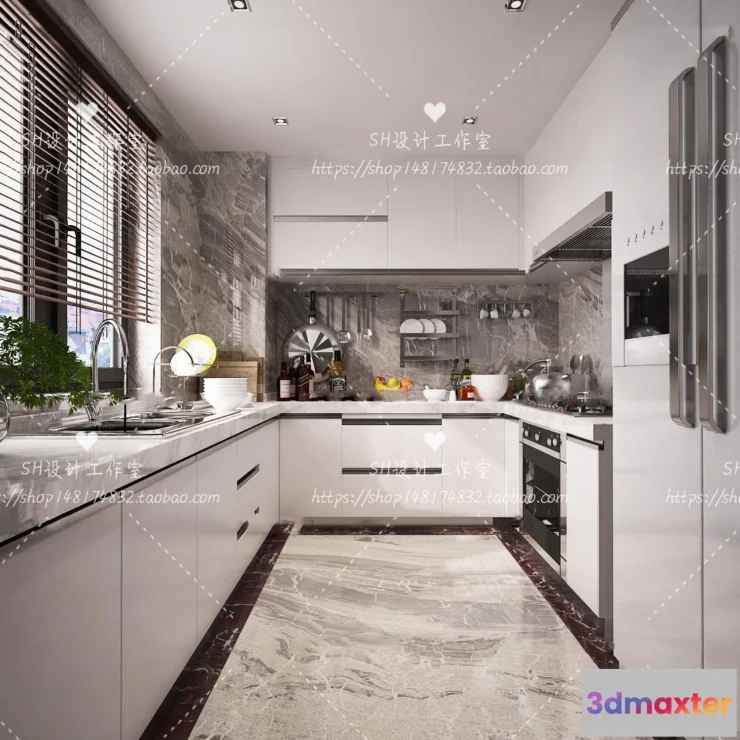 1117038 - KITCHEN 3D SCENES - VRAY RENDER - 68