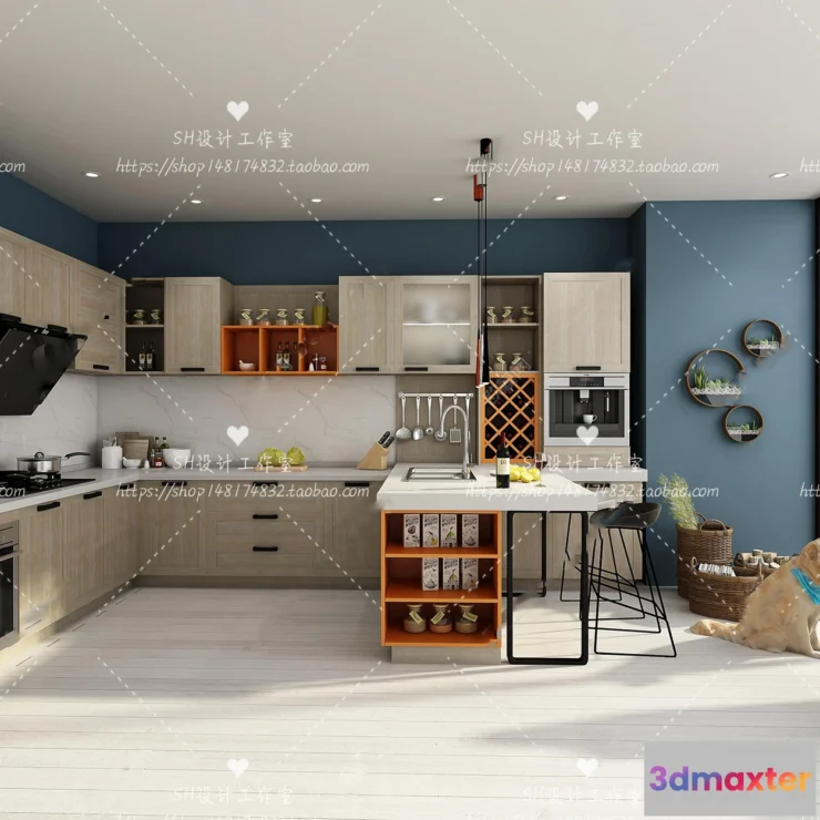 1117050 - KITCHEN 3D SCENES - VRAY RENDER - 74