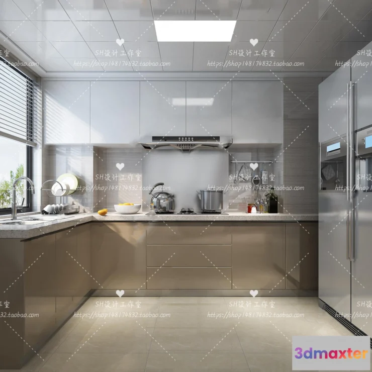 1117052 - KITCHEN 3D SCENES - VRAY RENDER - 75
