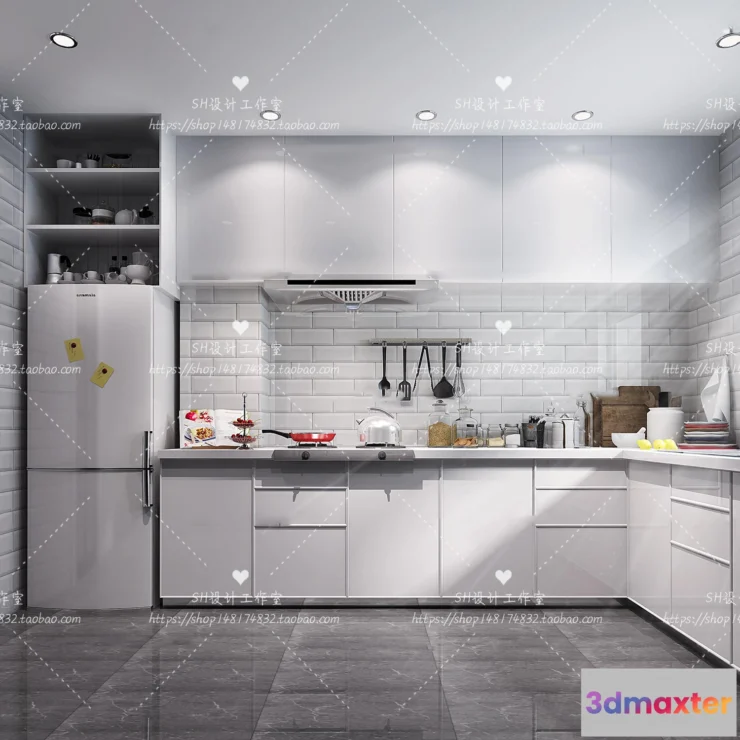 1117072 - KITCHEN 3D SCENES - VRAY RENDER - 85