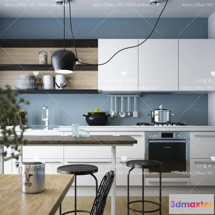 1117078 - KITCHEN 3D SCENES - VRAY RENDER - 88