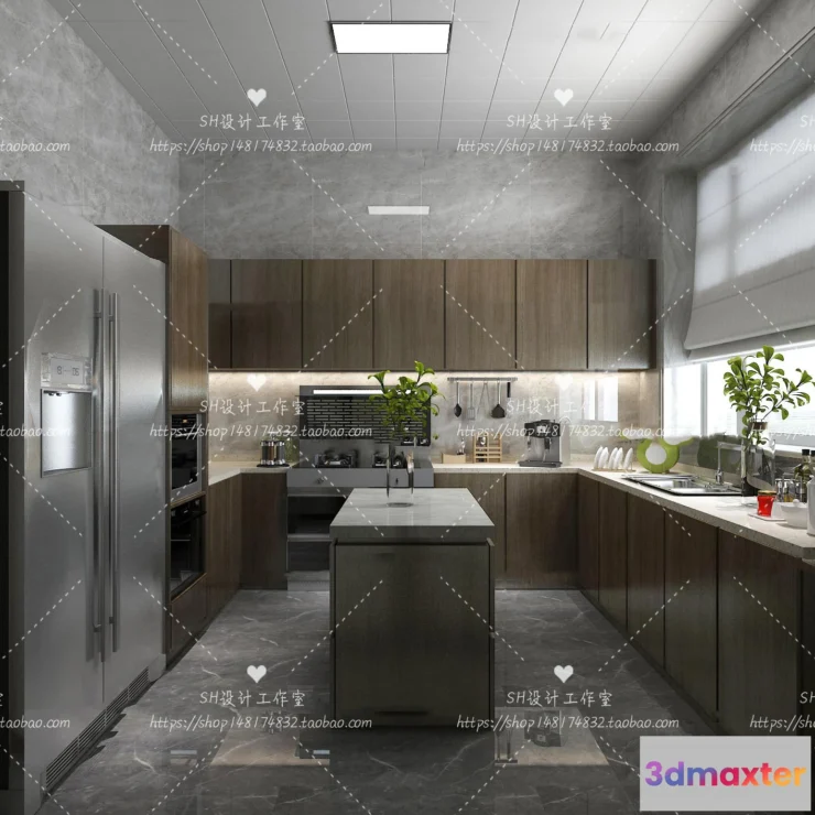1117098 - KITCHEN 3D SCENES - VRAY RENDER - 98