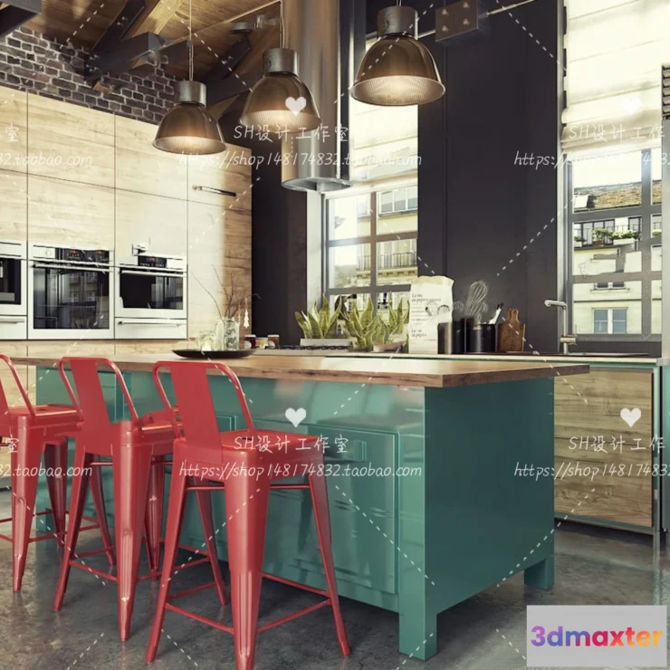 1117108 - KITCHEN 3D SCENES - VRAY RENDER - 103
