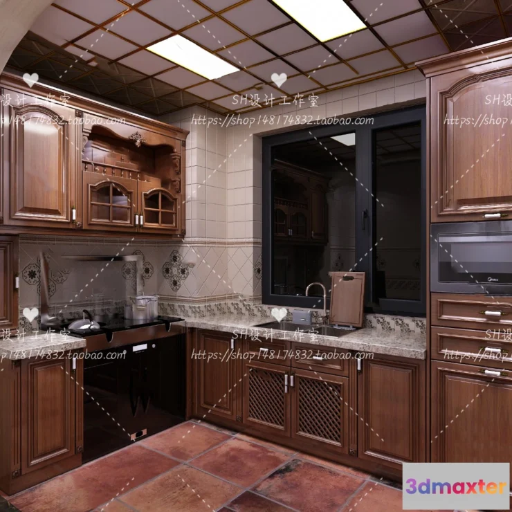 1117124 - KITCHEN 3D SCENES - VRAY RENDER - 111