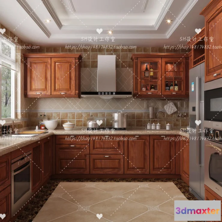 1117140 - KITCHEN 3D SCENES - VRAY RENDER - 119