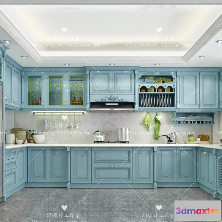 1117144 - KITCHEN 3D SCENES - VRAY RENDER - 121