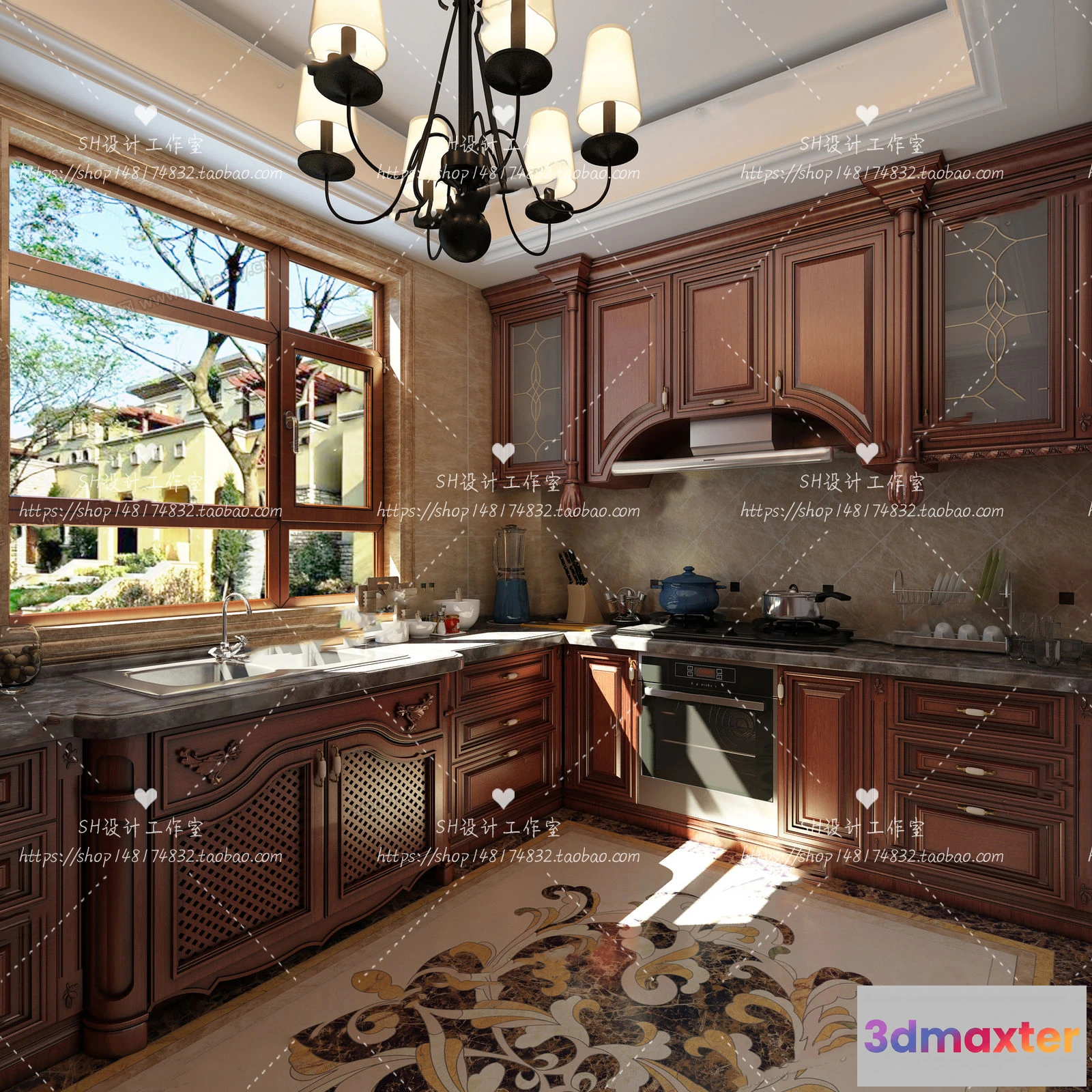 1117146 - KITCHEN 3D SCENES - VRAY RENDER - 122